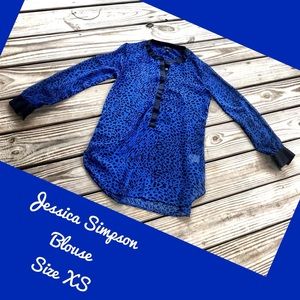 Jessica Simpson cheetah blouse !